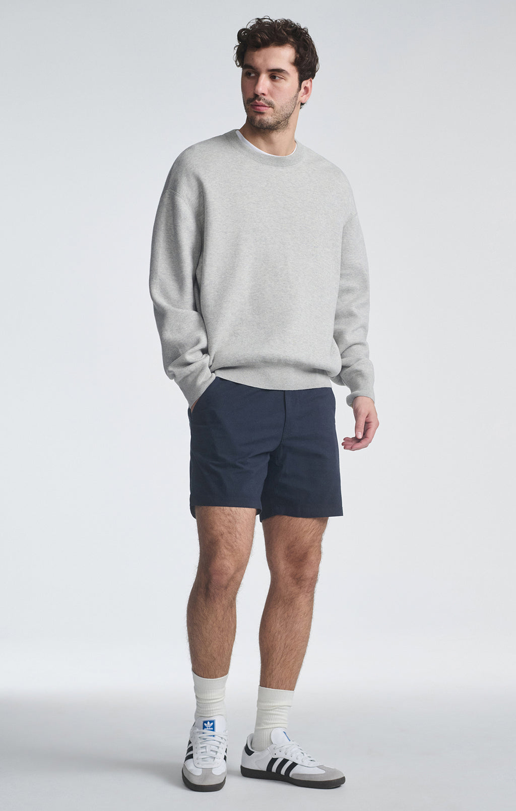NATE SHORTS IN NAVY SEERSUCKER - Mavi Jeans