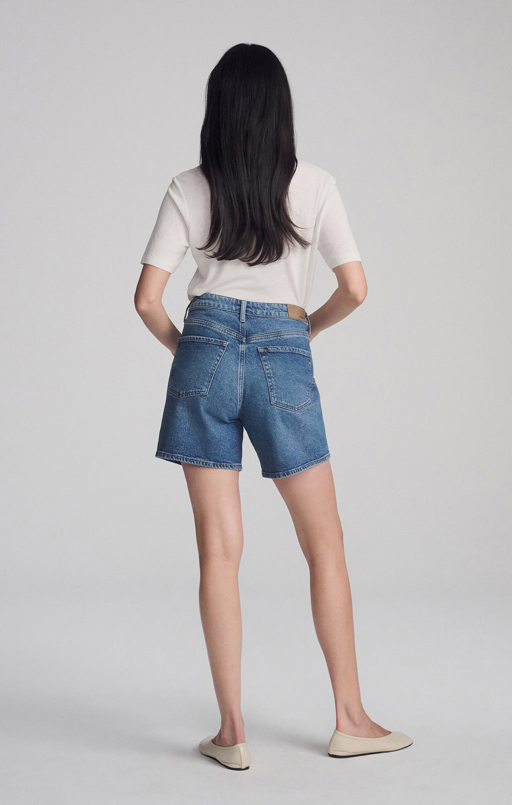 HEIDI LONG SHORTS IN DARK 90'S - Mavi Jeans