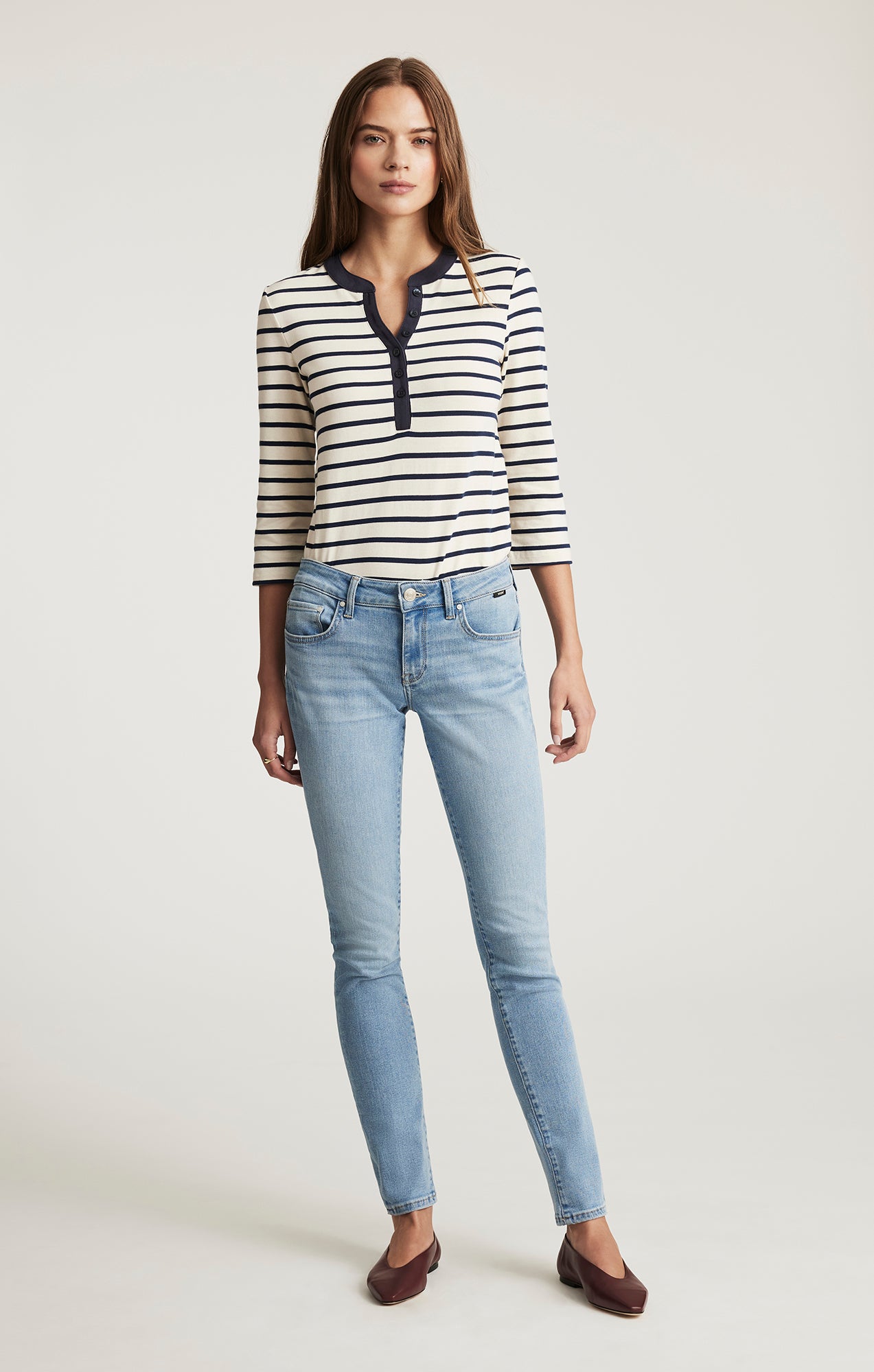 ALEXA SKINNY IN BLEACHED TRIBECA - Mavi Jeans