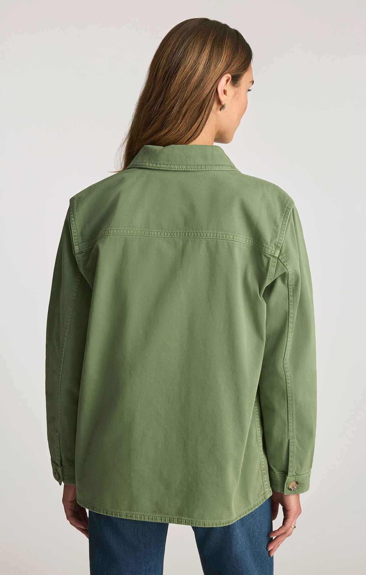 UTILITY OVERSHIRT IN BRONZE GREEN