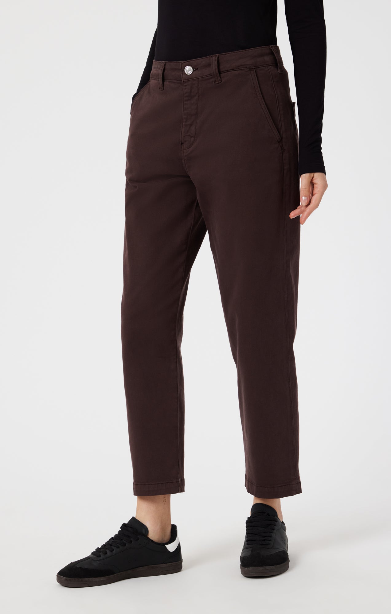 LAUREN STRAIGHT CHINO IN CURRANT CASUAL TWILL - Mavi Jeans