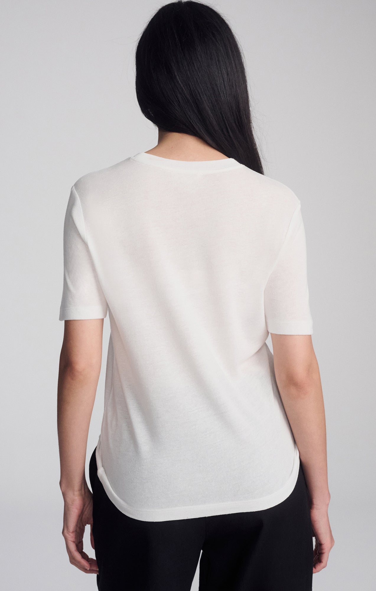 MODERN JERSEY T-SHIRT IN COCONUT MILK - Mavi Jeans