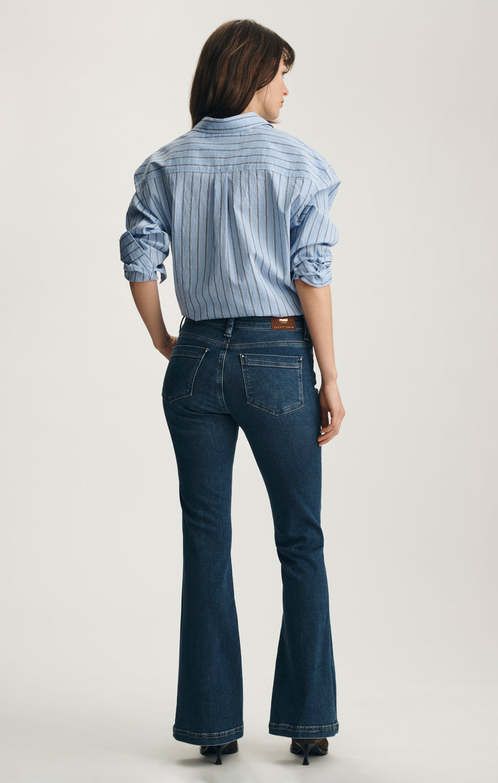 SYDNEY FLARE IN DARK BRUSHED GOLD PREMIUM - Mavi Jeans