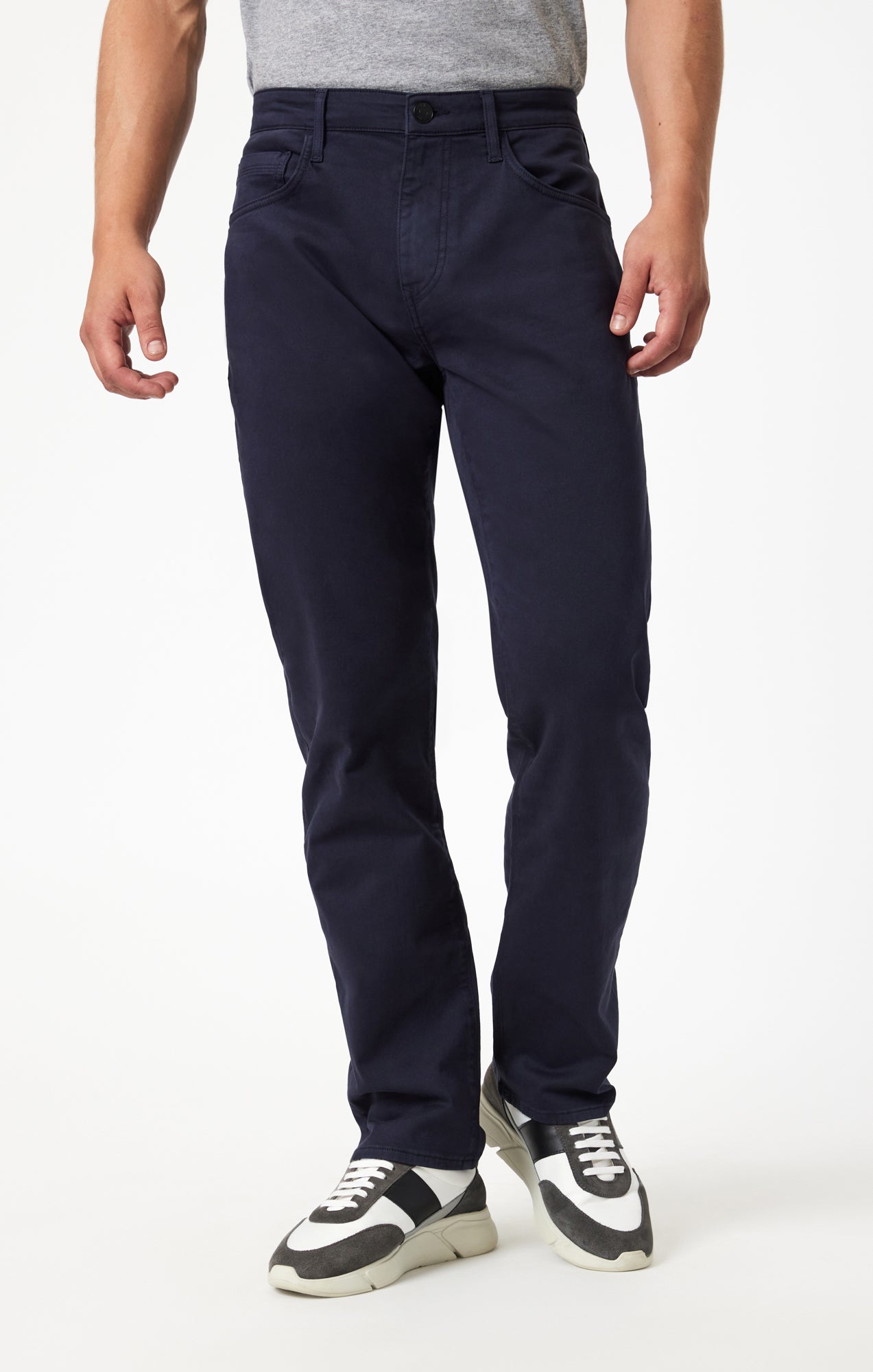 ZACH STRAIGHT LEG IN DARK NAVY CASUAL TWILL - Mavi Jeans