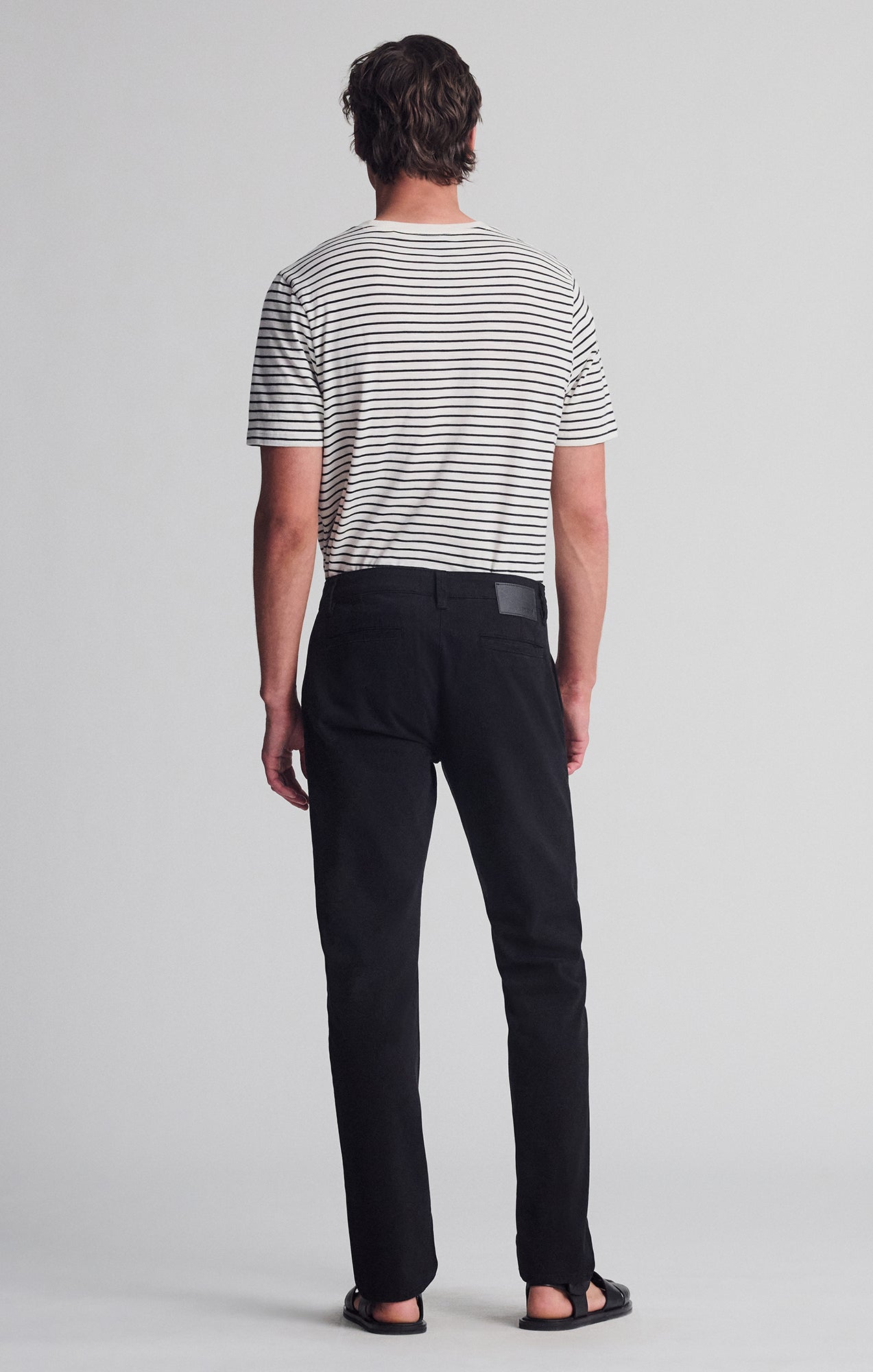 MILTON SLIM STRAIGHT CHINO IN BLACK CASUAL TWILL - Mavi Jeans