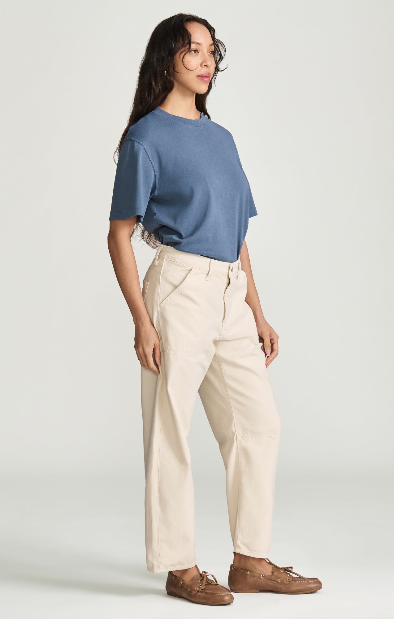 VINNIE BARREL CARGO IN SANDSHELL RIBSTOP - Mavi Jeans