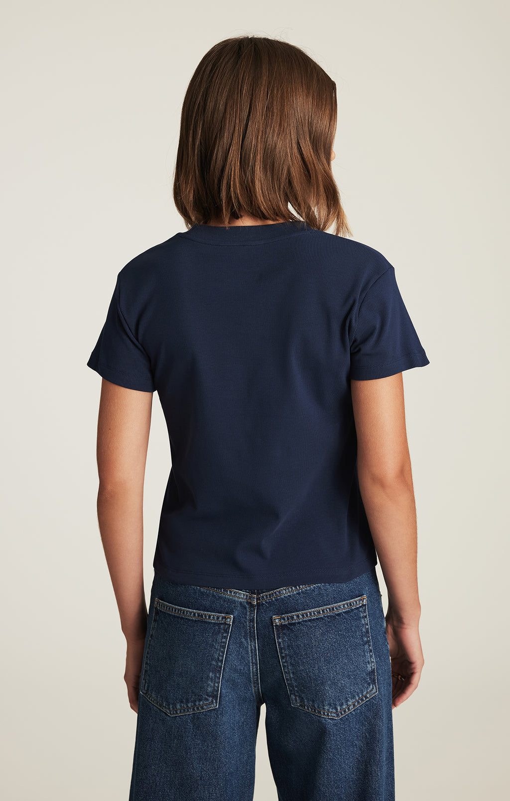 BASIC BABY T-SHIRT IN DRESS BLUES - Mavi Jeans