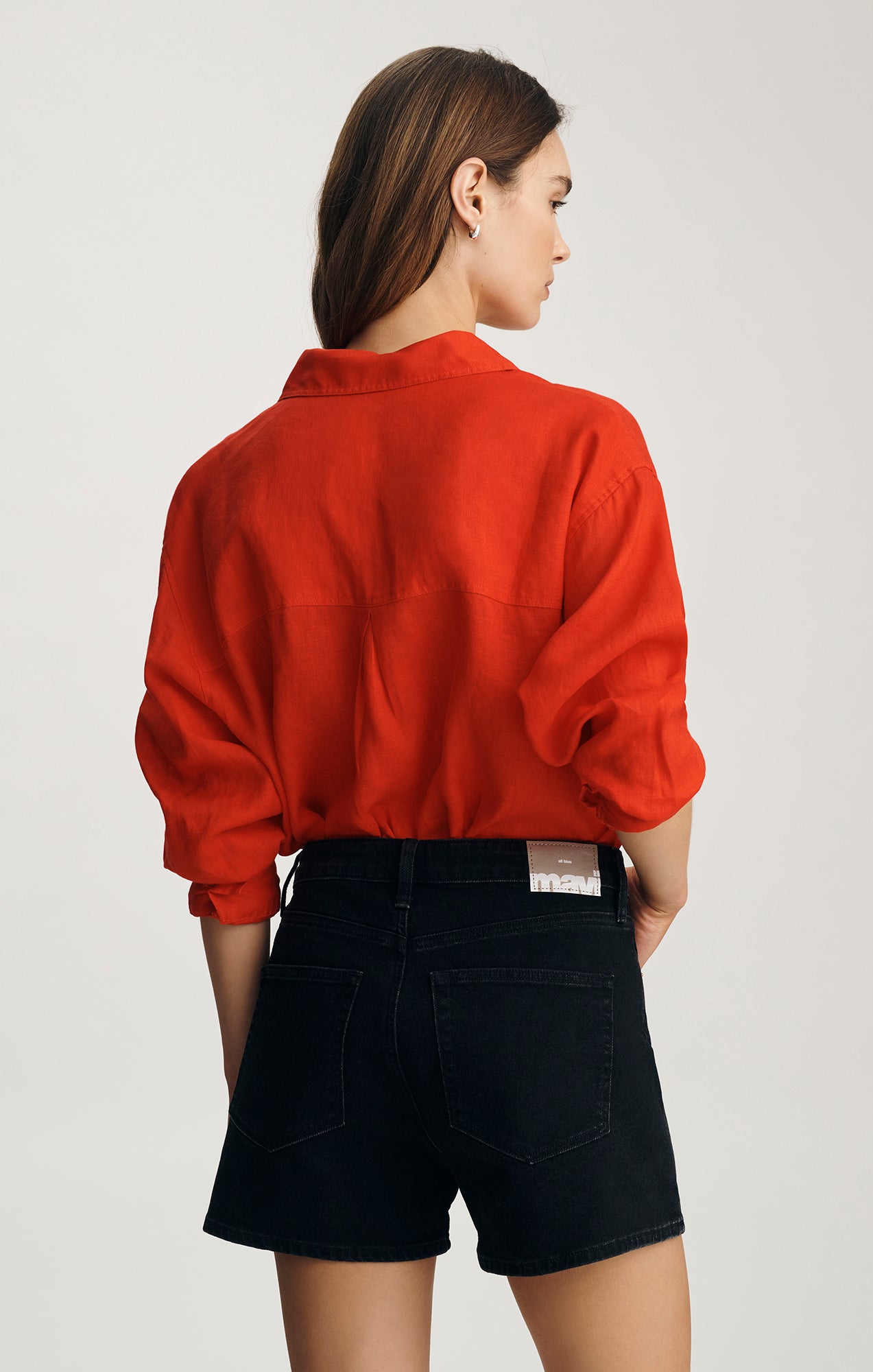 HEIDI SHORTS IN BLACK CLASSIC BLUE - Mavi Jeans