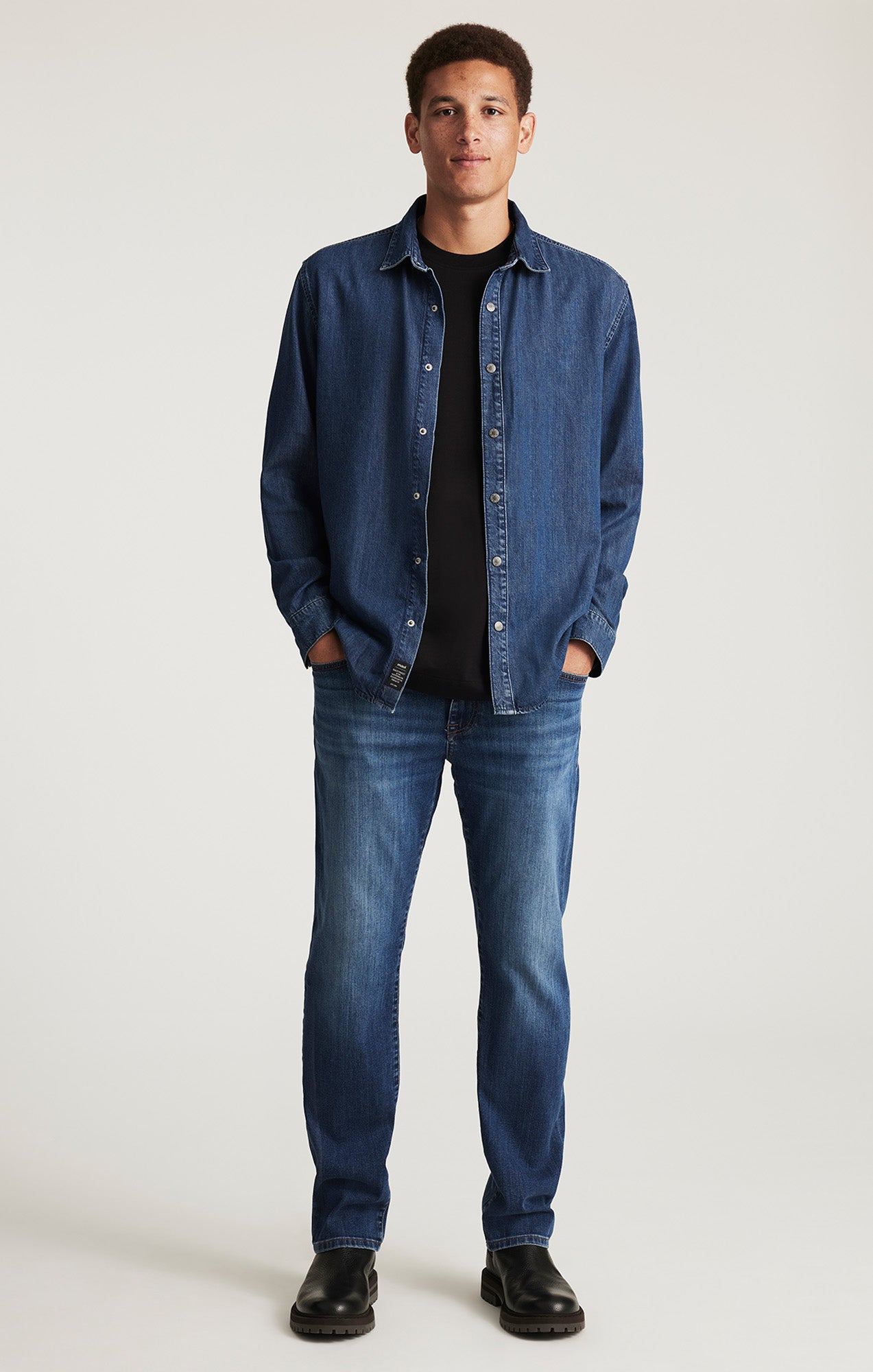 ZACH STRAIGHT LEG IN NIGHT SKY WILLIAMSBURG - Mavi Jeans