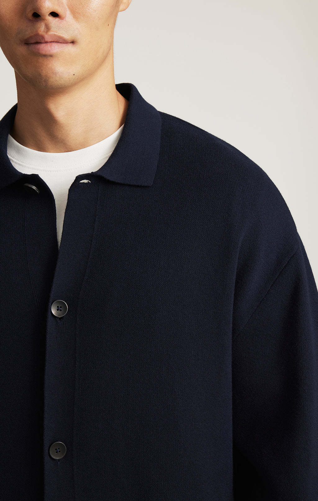 POCKET CARDIGAN IN TOTAL ECLIPSE - Mavi Jeans