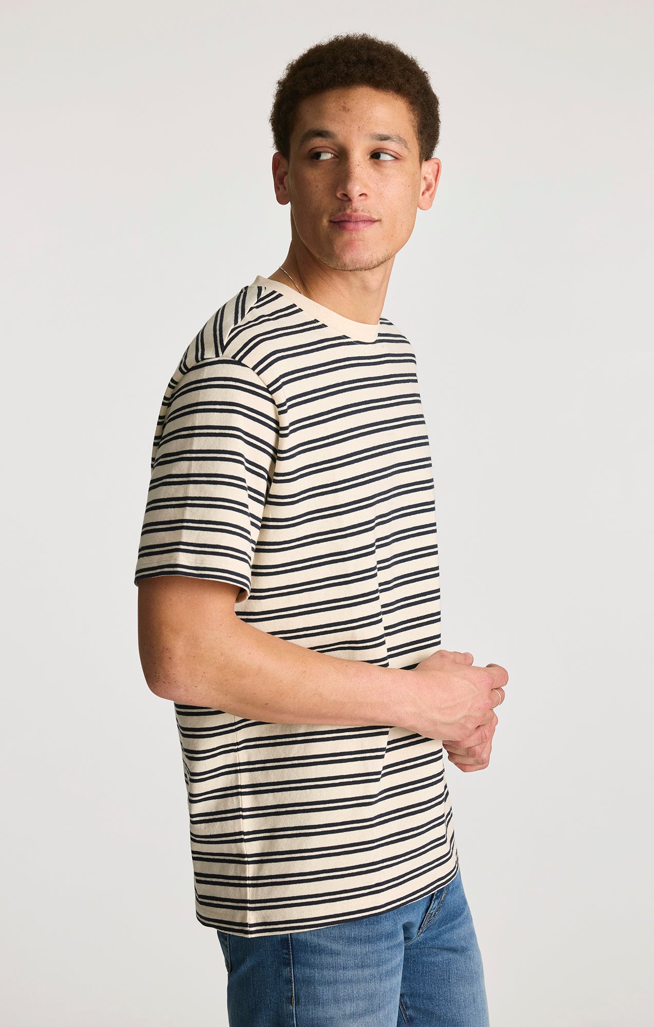 CREW NECK T-SHIRT IN NIGHT SKY - Mavi Jeans