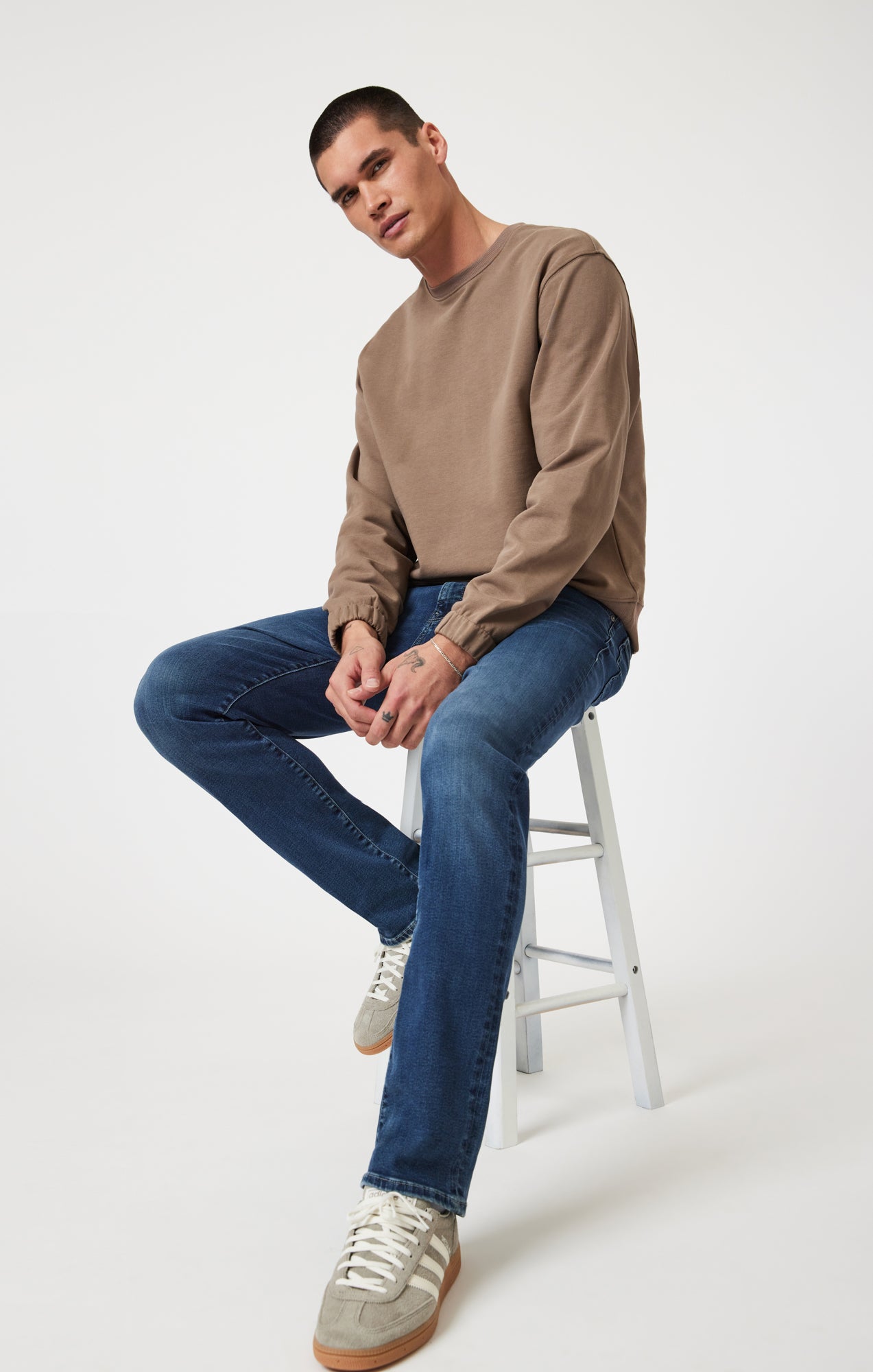 ZACH STRAIGHT LEG IN DEEP USED SUPERMOVE - Mavi Jeans
