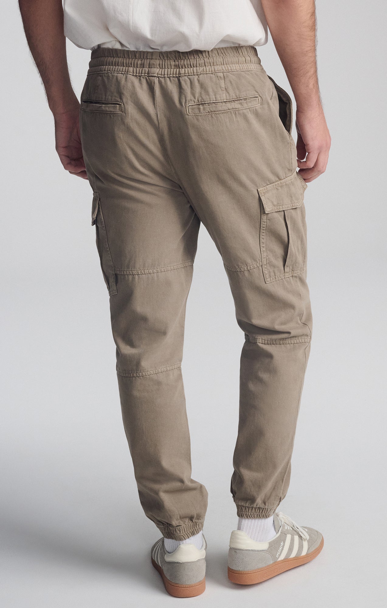 DOUBLE POCKET CUFFED CARGO PANTS IN BRINDLE - Mavi Jeans