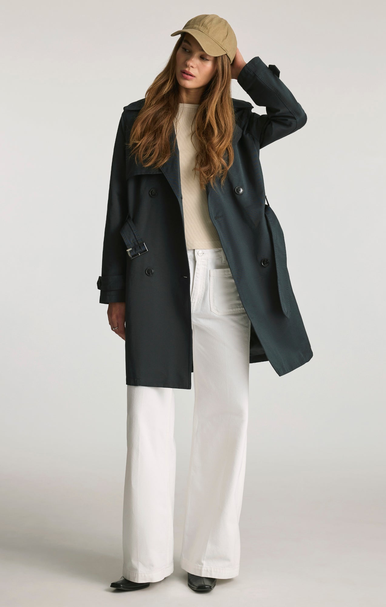 CHRISTINE WIDE LEG IN WHITE CLASSIC DENIM - Mavi Jeans