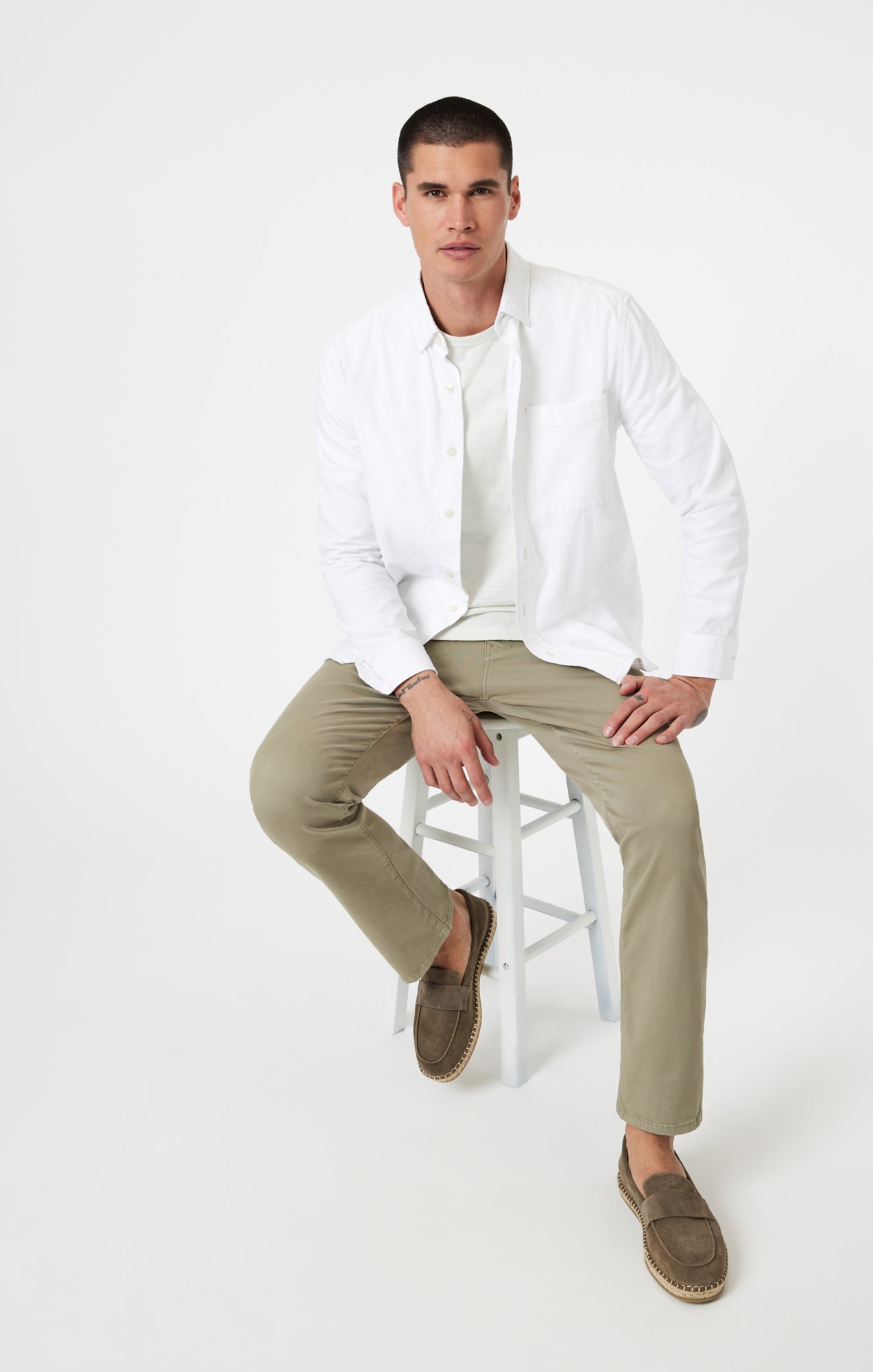 ZACH STRAIGHT LEG IN RESEDA CASUAL TWILL - Mavi Jeans