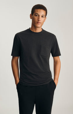 SLUB POCKET T-SHIRT IN PIRATE BLACK - Mavi Jeans