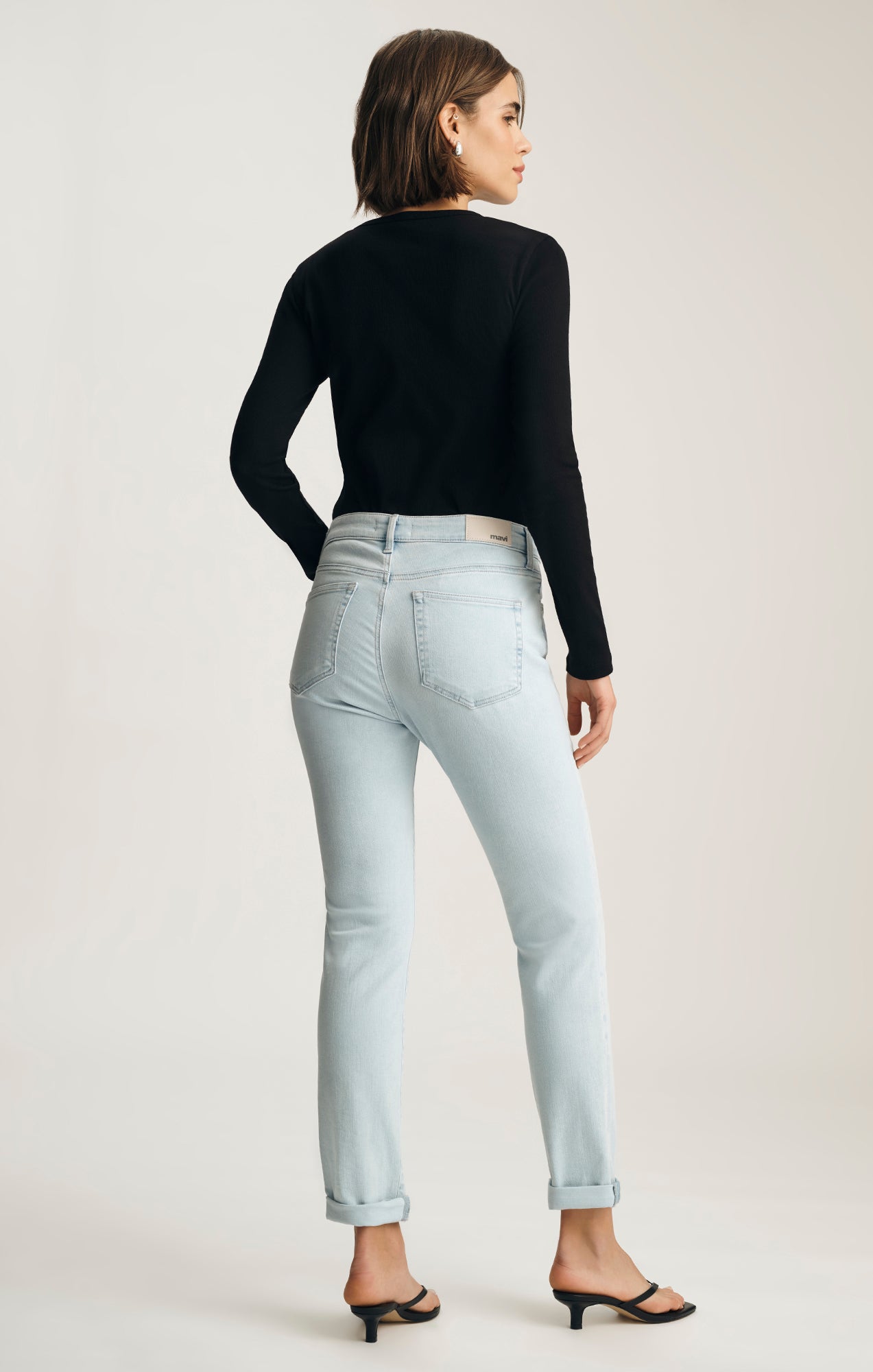 KATHLEEN SLIM BOYFRIEND IN BLEACHED FEATHER BLUE - Mavi Jeans