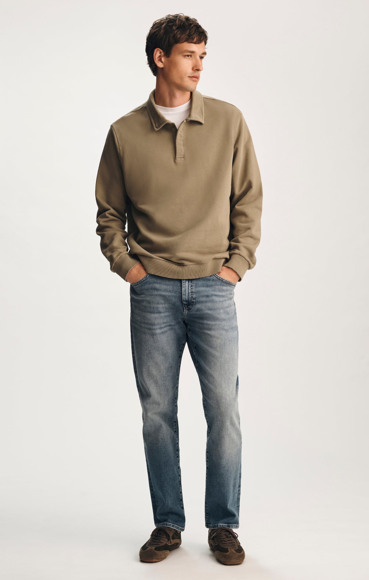 ZACH STRAIGHT LEG IN MID USED CLASSIC VINTAGE - Mavi Jeans