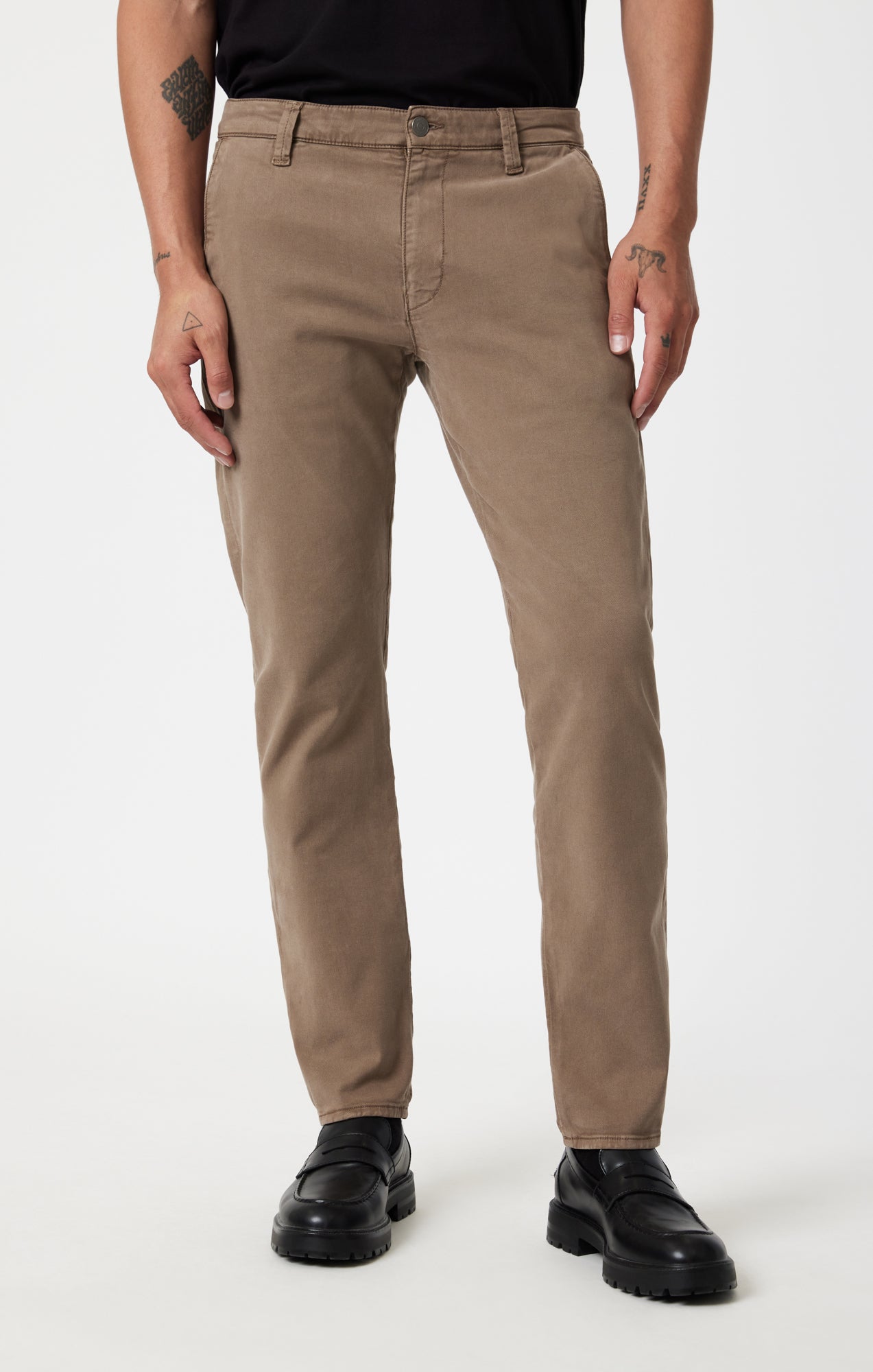 MILTON SLIM STRAIGHT CHINO IN TIMBER LUXE TWILL - Mavi Jeans