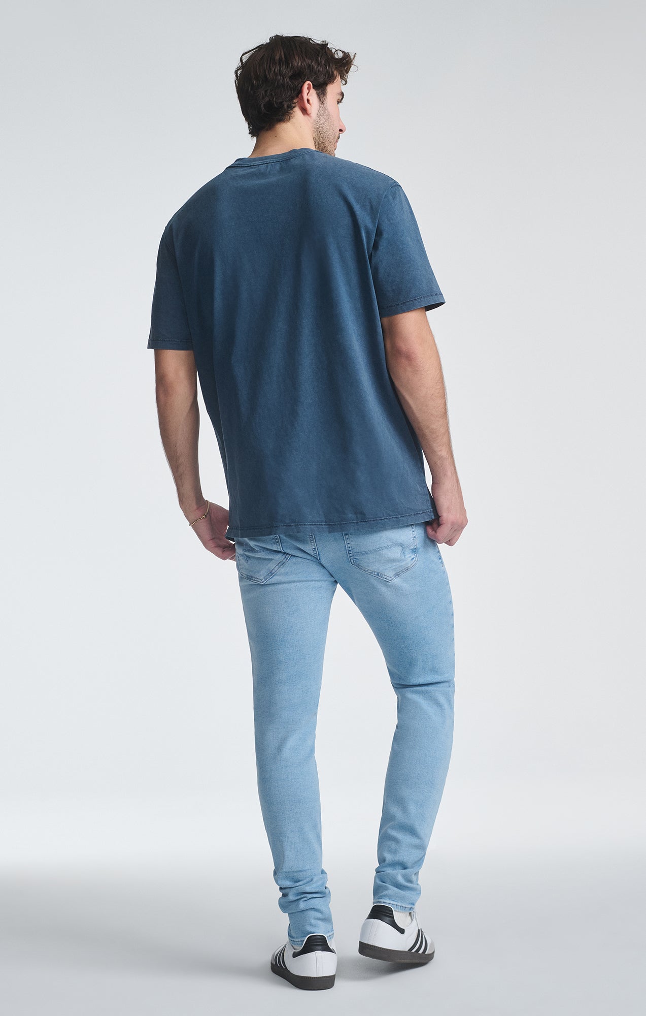 JAMES SKINNY IN AQUA BLUE FEATHER BLUE - Mavi Jeans