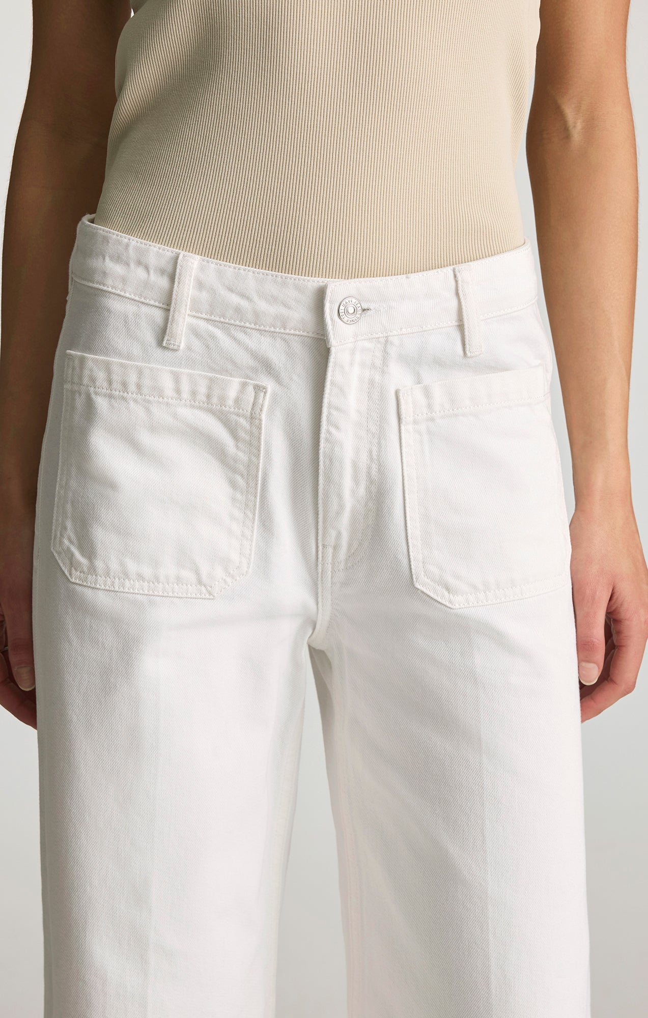 CHRISTINE WIDE LEG IN WHITE CLASSIC DENIM - Mavi Jeans