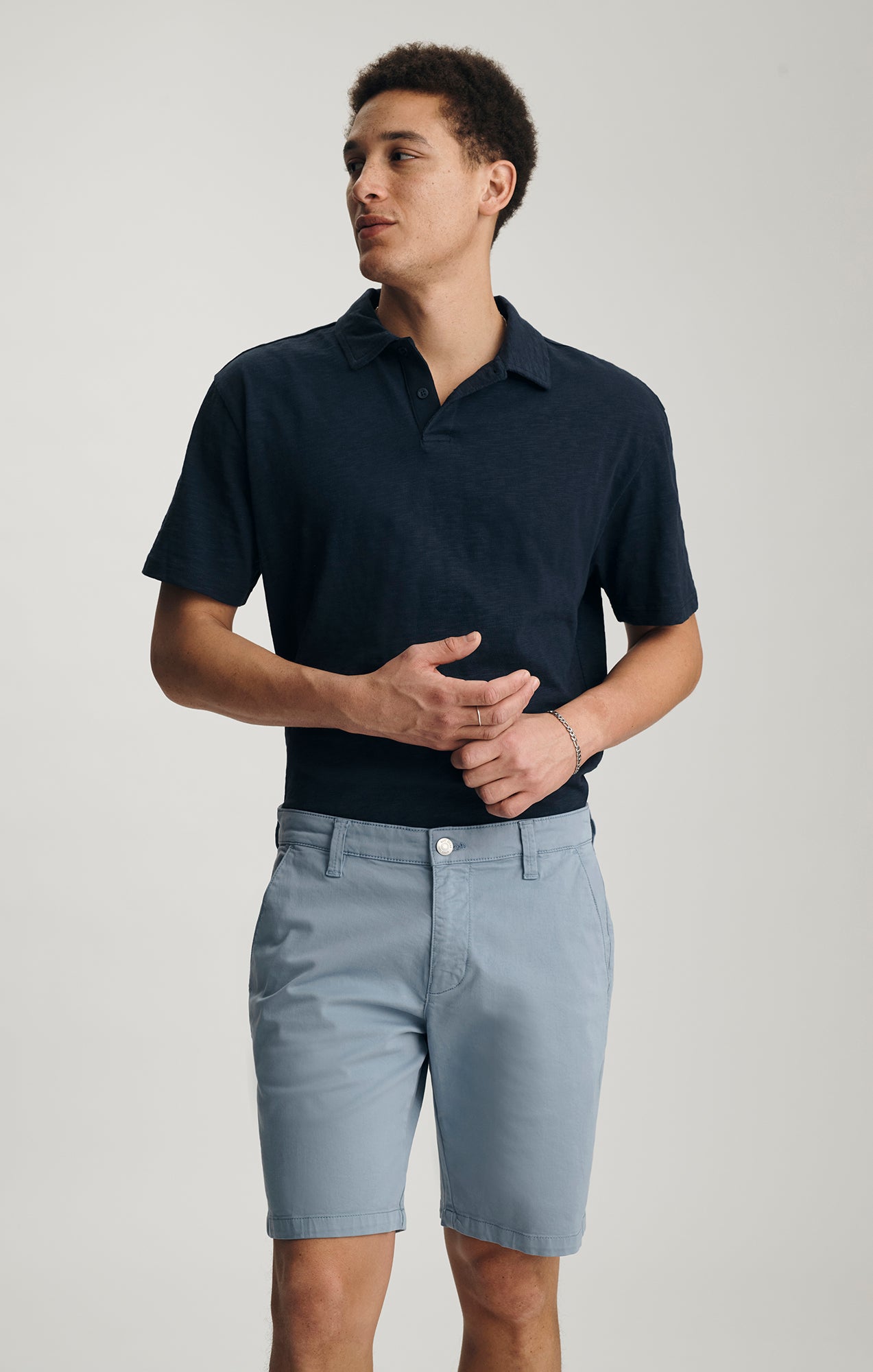 JACOB SHORTS IN FLOATY BLUE TWILL - Mavi Jeans