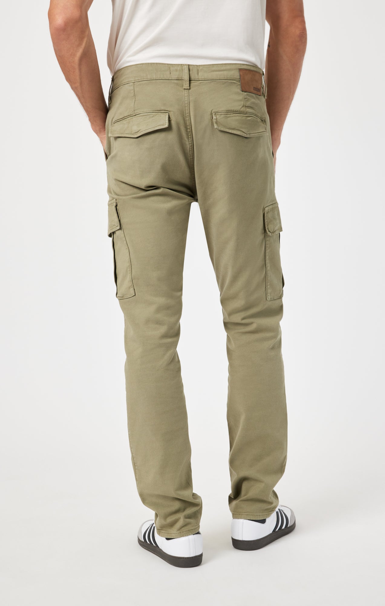 SAM SLIM STRAIGHT CARGO IN DEEP GREEN LUXE TWILL - Mavi Jeans