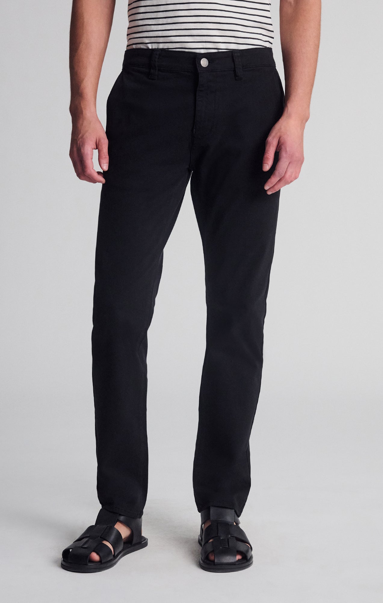 MILTON SLIM STRAIGHT CHINO IN BLACK CASUAL TWILL - Mavi Jeans