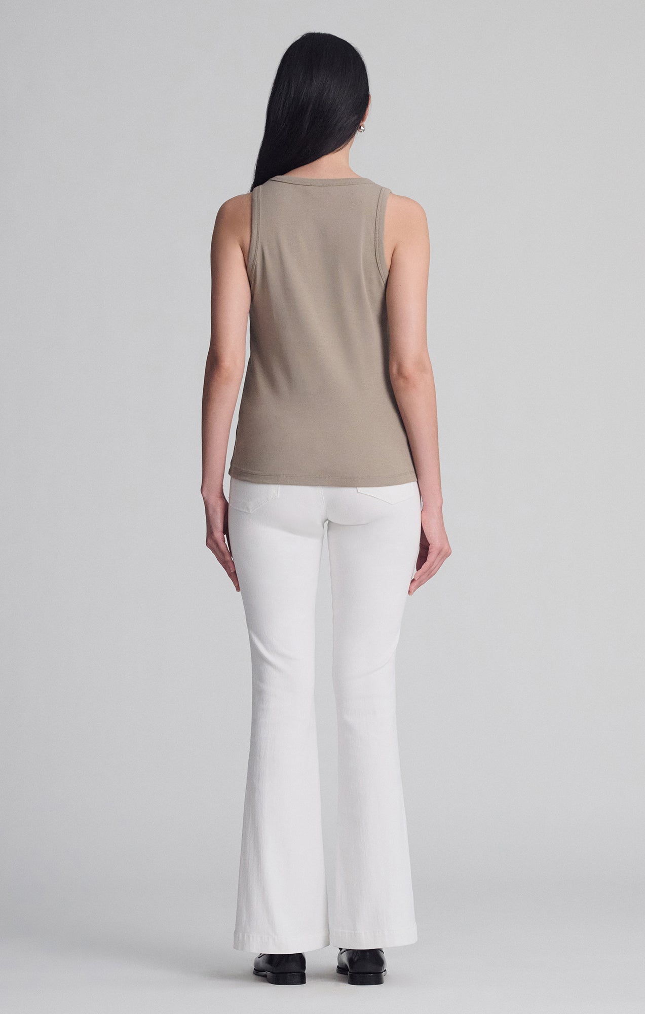 CONTOUR TANK TOP IN ROASTED CASHEW - Mavi Jeans