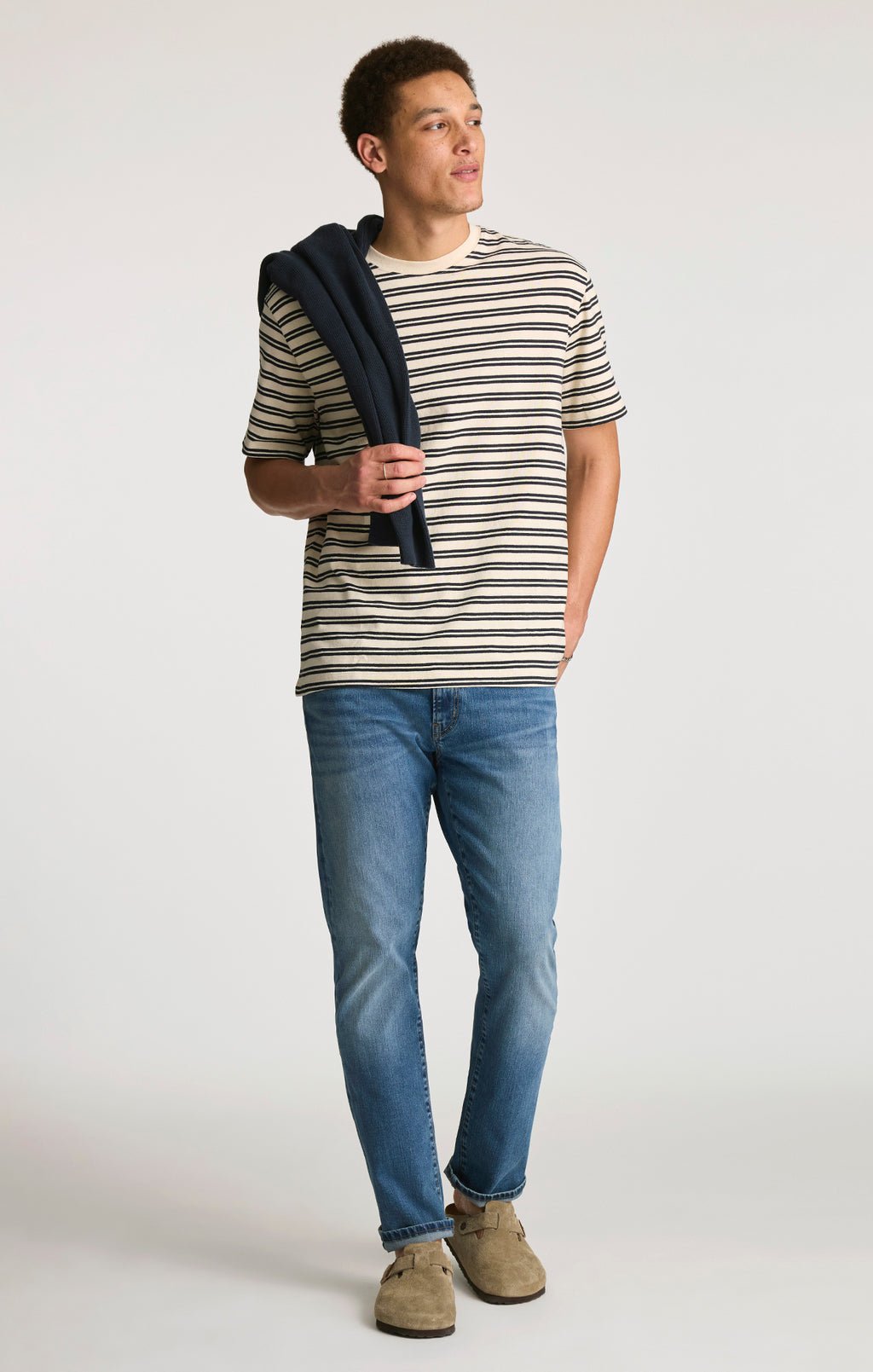 CREW NECK T-SHIRT IN NIGHT SKY - Mavi Jeans