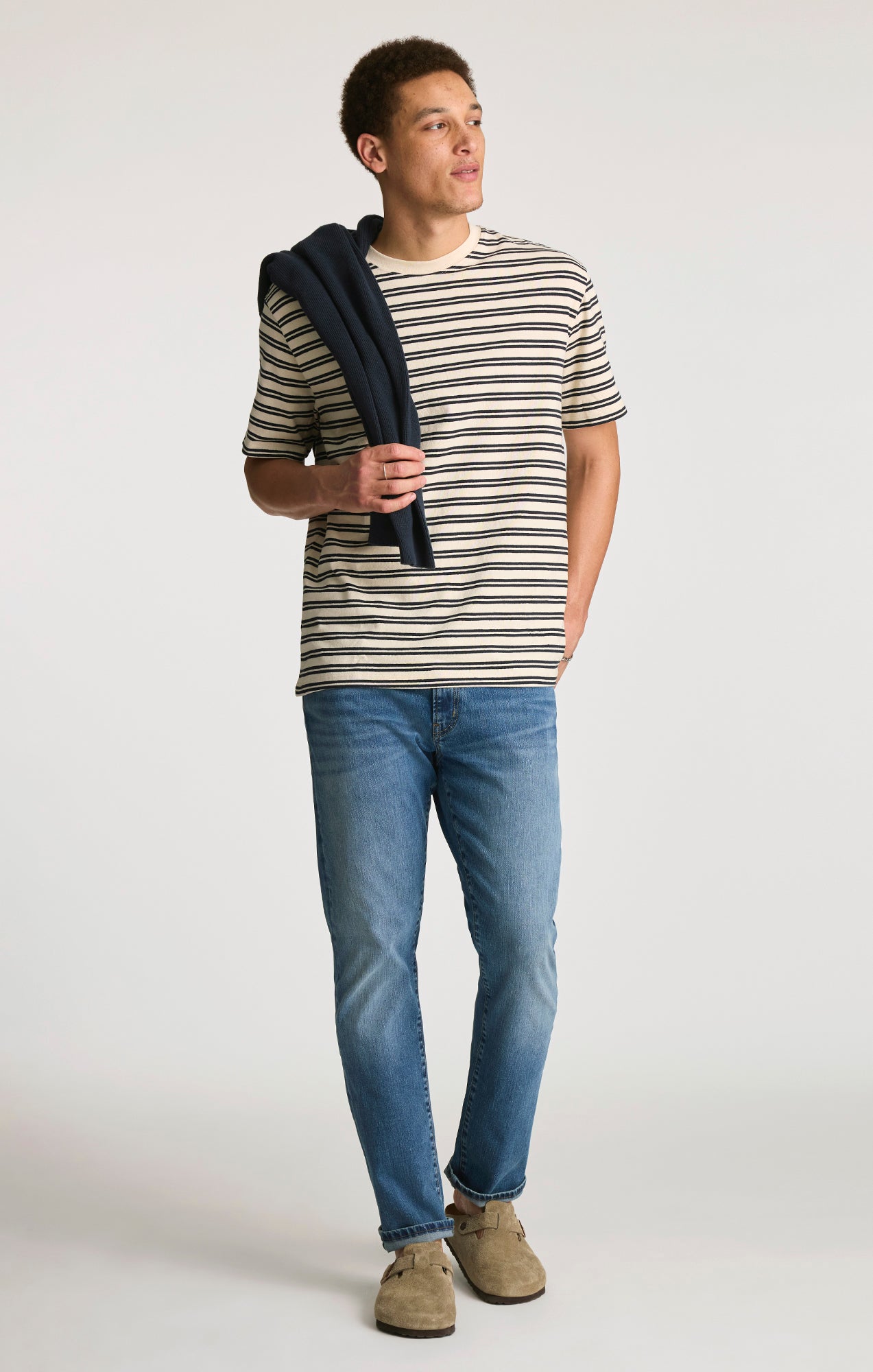 CREW NECK T-SHIRT IN NIGHT SKY - Mavi Jeans