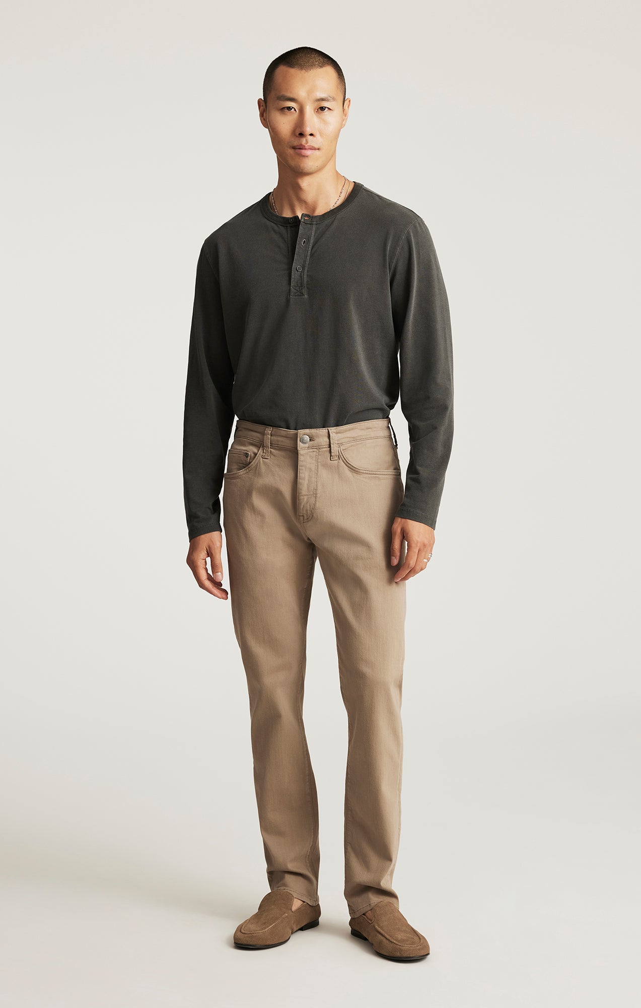 MARCUS SLIM STRAIGHT LEG IN BRINDLE SUPERMOVE - Mavi Jeans