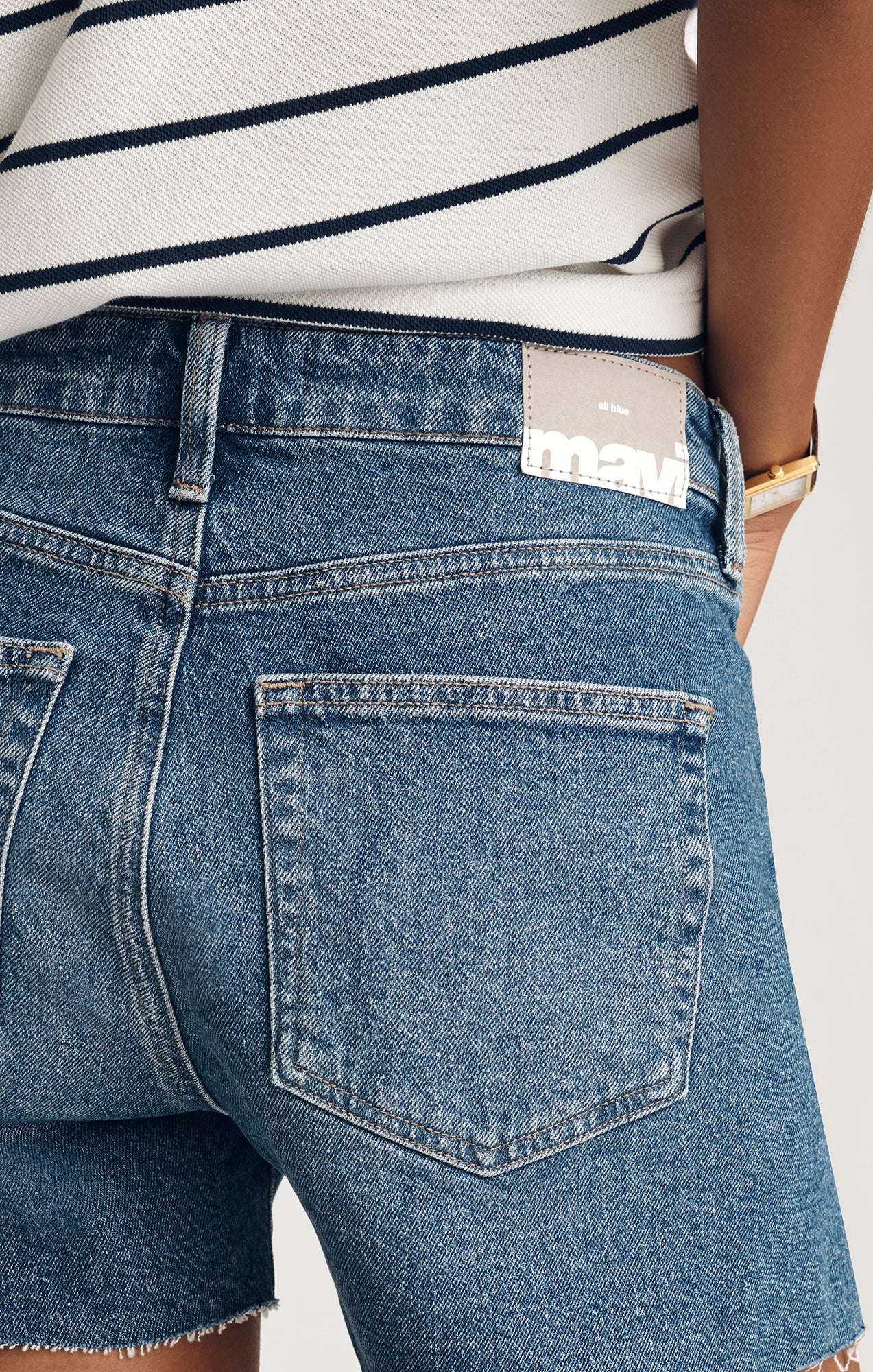 HEIDI SHORTS IN DARK USED CLASSIC BLUE - Mavi Jeans