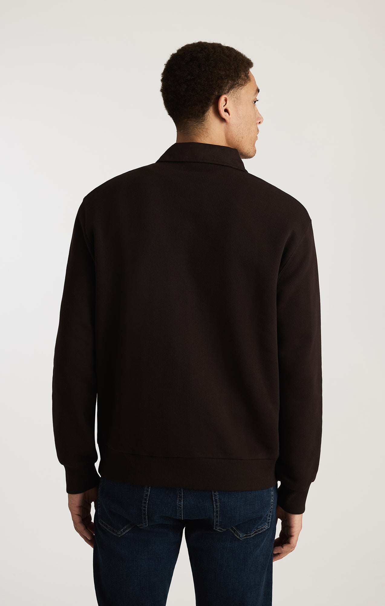 EDITION WOOL POLO SWEATER IN GANACHE - Mavi Jeans