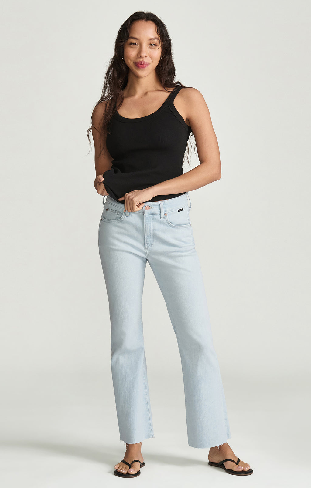 VICKY CROPPED BOOTCUT IN BLEACHED FLEX BLUE - Mavi Jeans