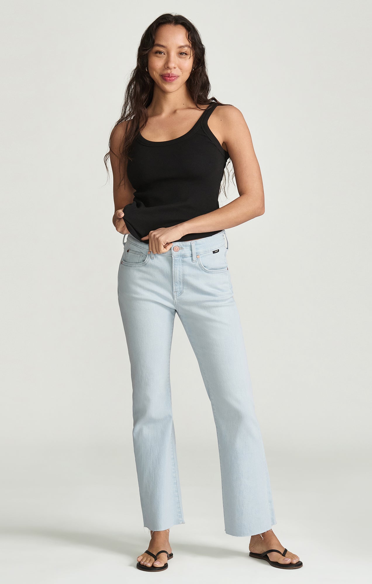 VICKY CROPPED BOOTCUT IN BLEACHED FLEX BLUE - Mavi Jeans
