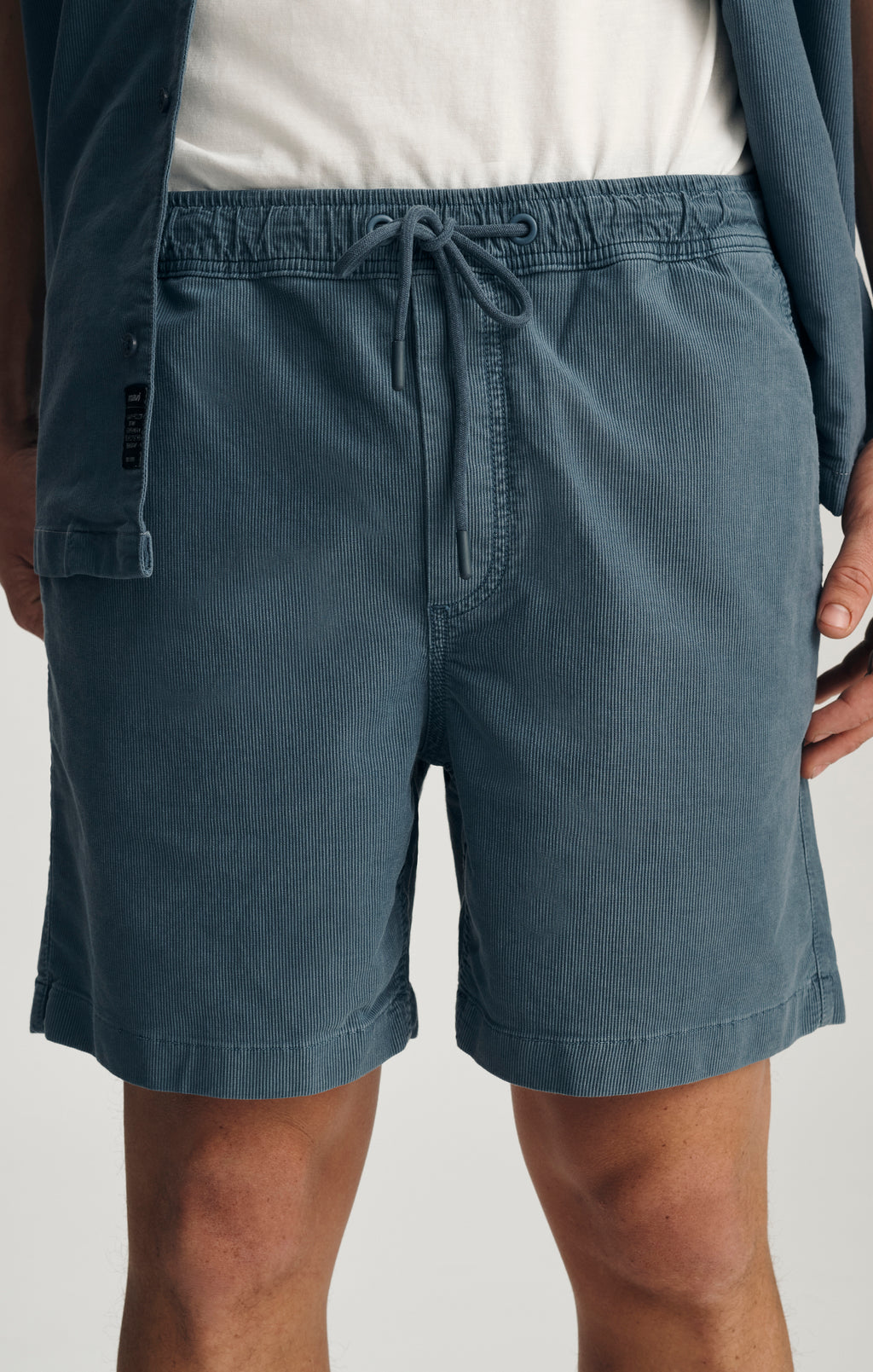 DRAWSTRING SHORTS IN FLINT STONE - Mavi Jeans