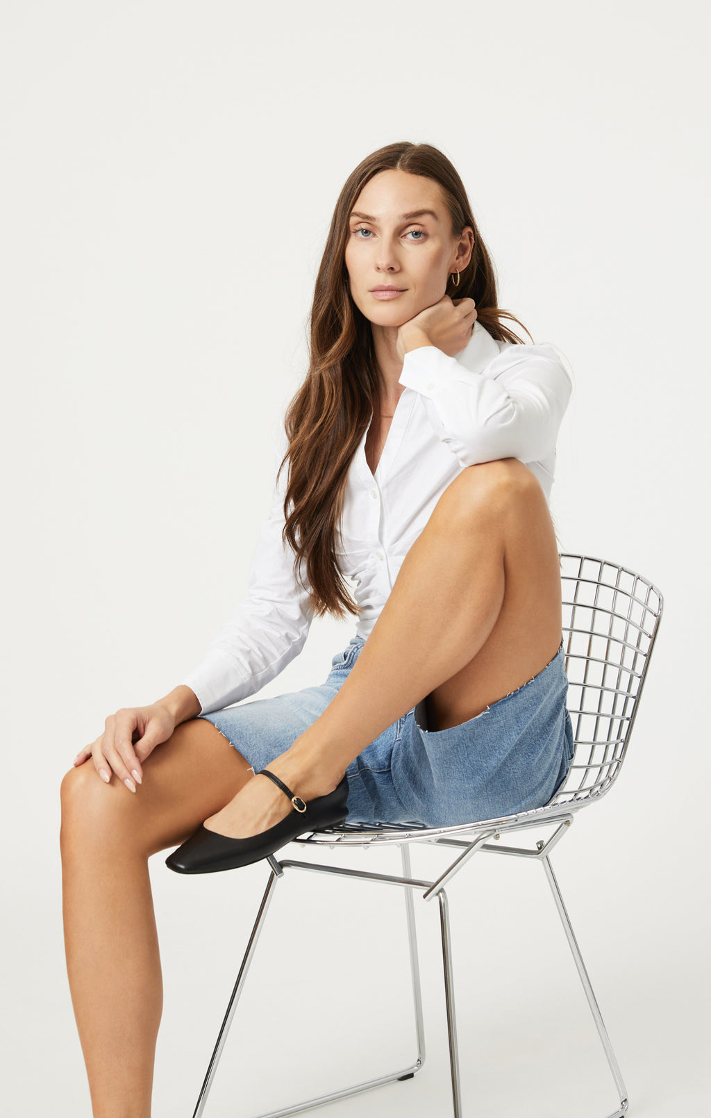 SELINA SHORTS IN LIGHT USED CLASSIC BLUE - Mavi Jeans