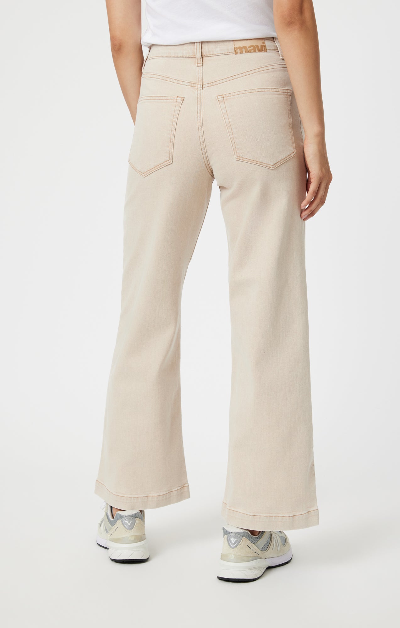 PALOMA WIDE LEG IN BEIGE NATURAL DYE - Mavi Jeans