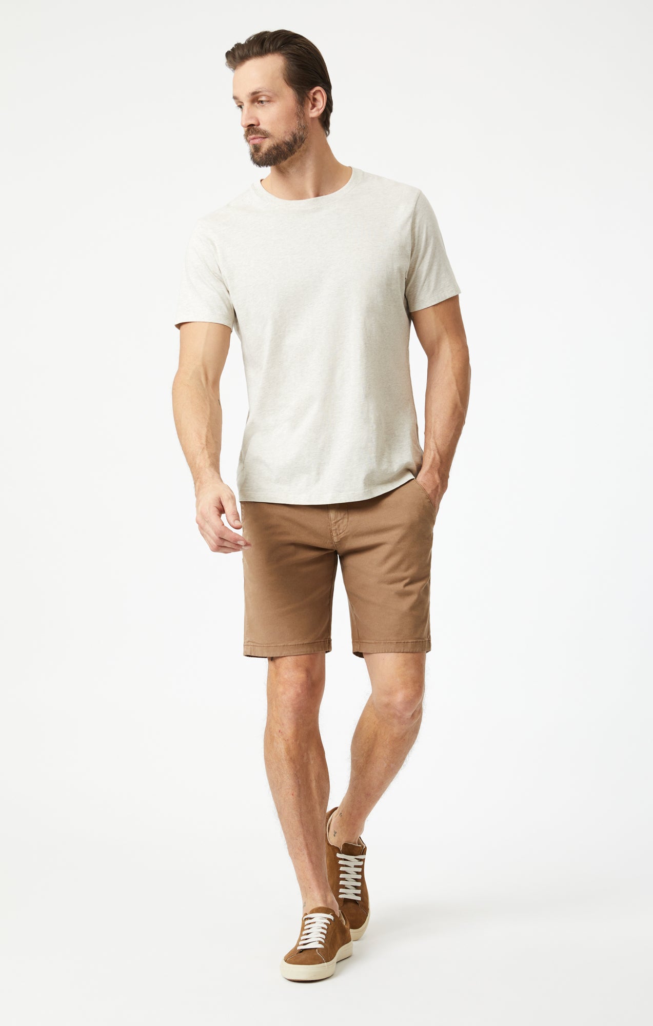 JACOB SHORTS IN TIGER'S EYE LUXE TWILL - Mavi Jeans