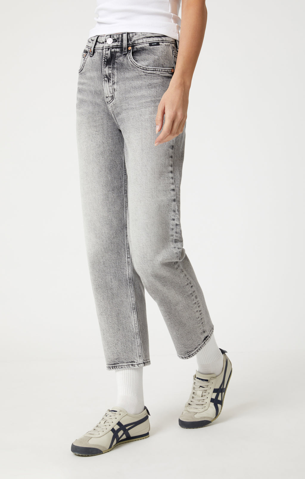 SAVANNAH STRAIGHT LEG IN SMOKE RECYCLED BLUE - Mavi Jeans
