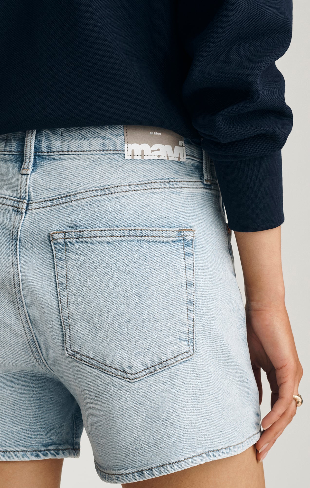 HEIDI SHORTS IN LIGHT BRUSHED CLASSIC BLUE - Mavi Jeans
