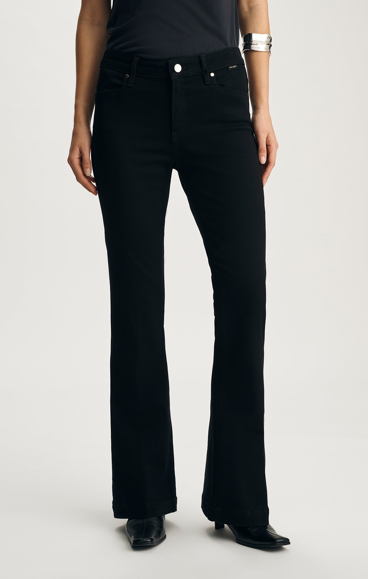 SYDNEY FLARE IN DOUBLE BLACK GOLD PREMIUM