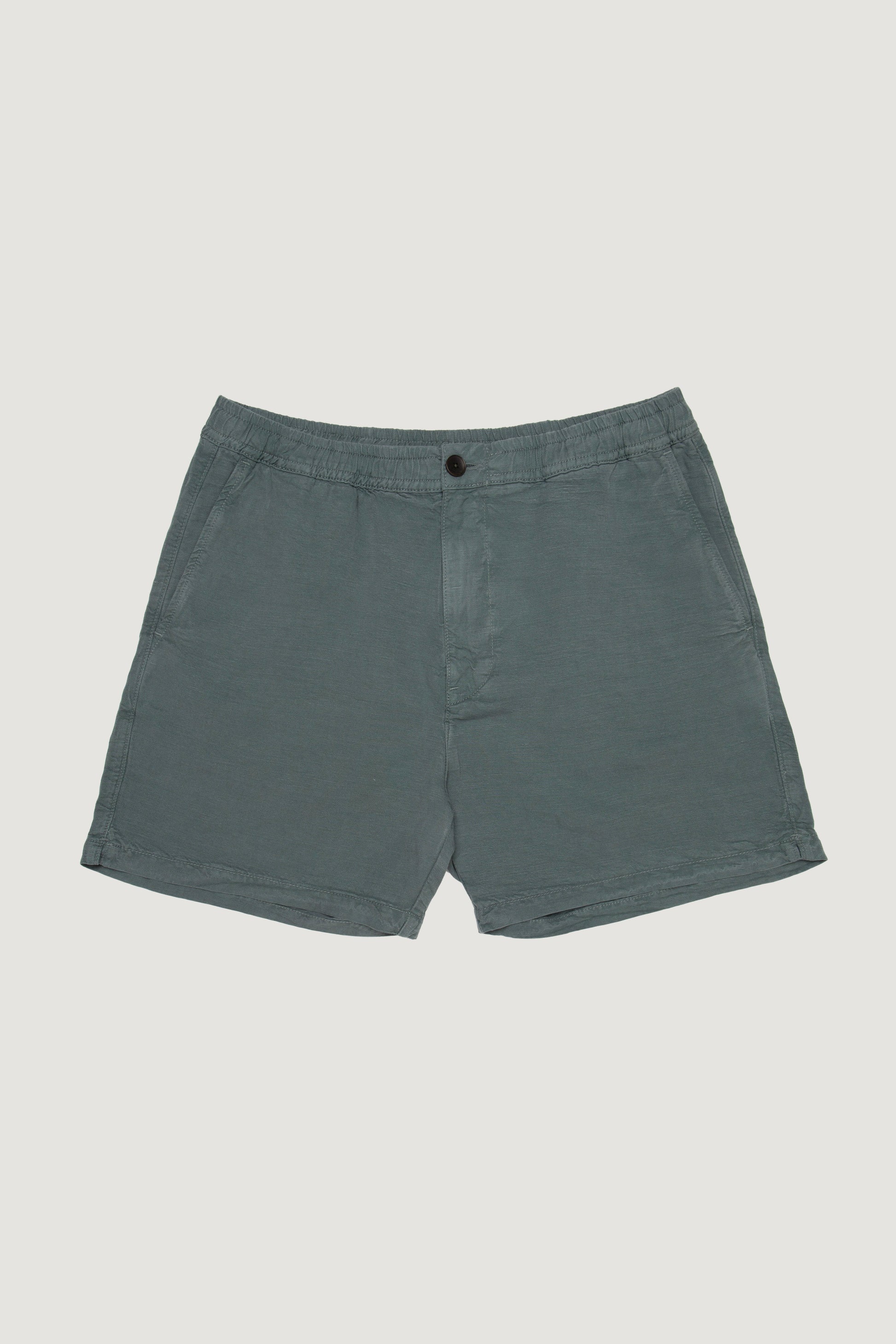 DAXON SHORTS IN TEAL LINEN - Mavi Jeans