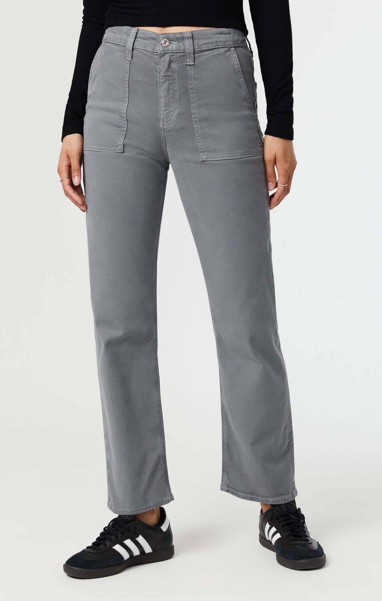SHELIA FRONT POCKET STRAIGHT IN QUIET SHADE LUXE TWILL - Mavi Jeans