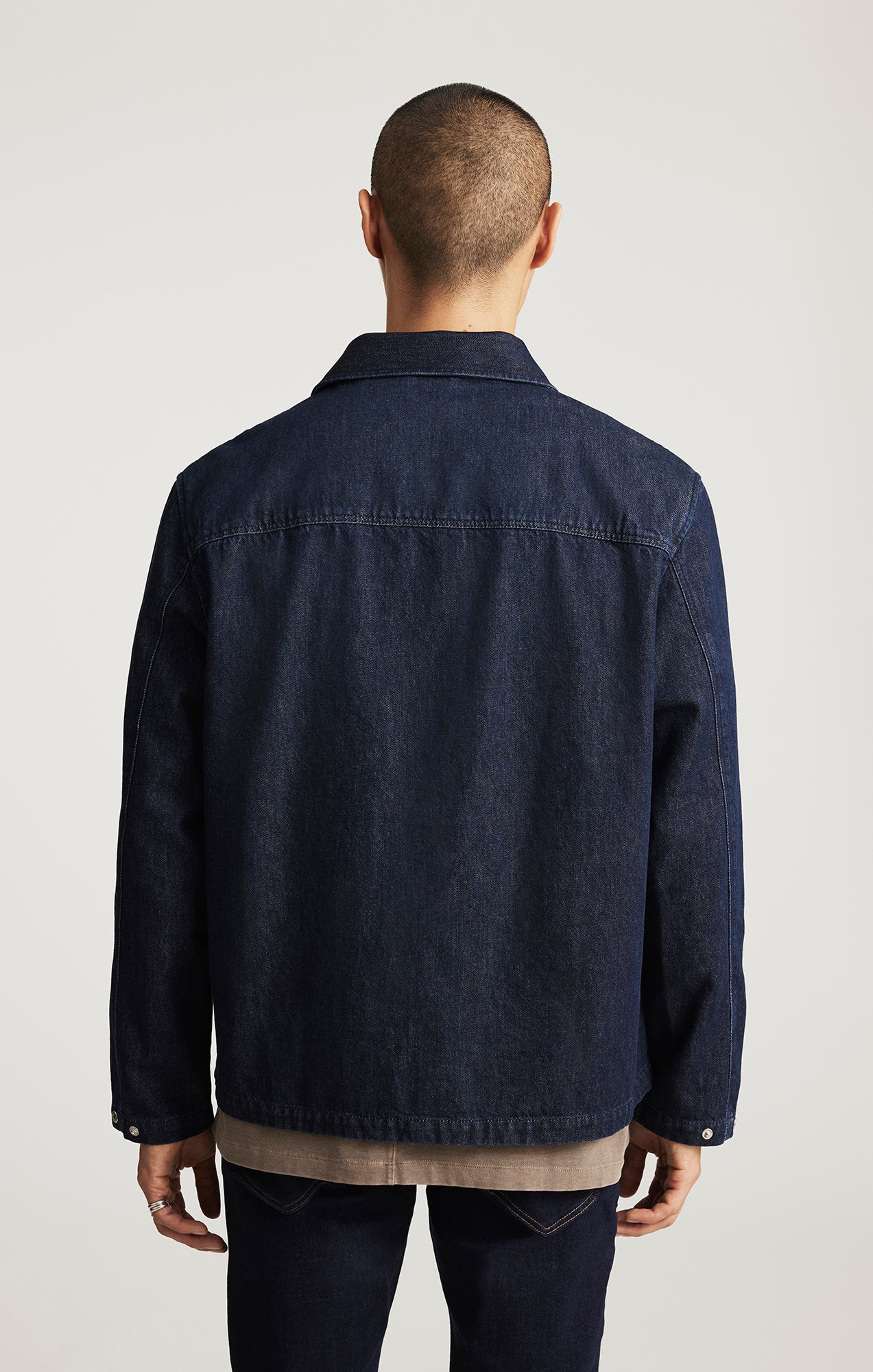 EDITION DOUBLE POCKET OVERSHIRT IN DARK INDIGO - Mavi Jeans
