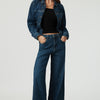 CATHY WIDE LEG IN DARK BLUE DENIM - Mavi Jeans