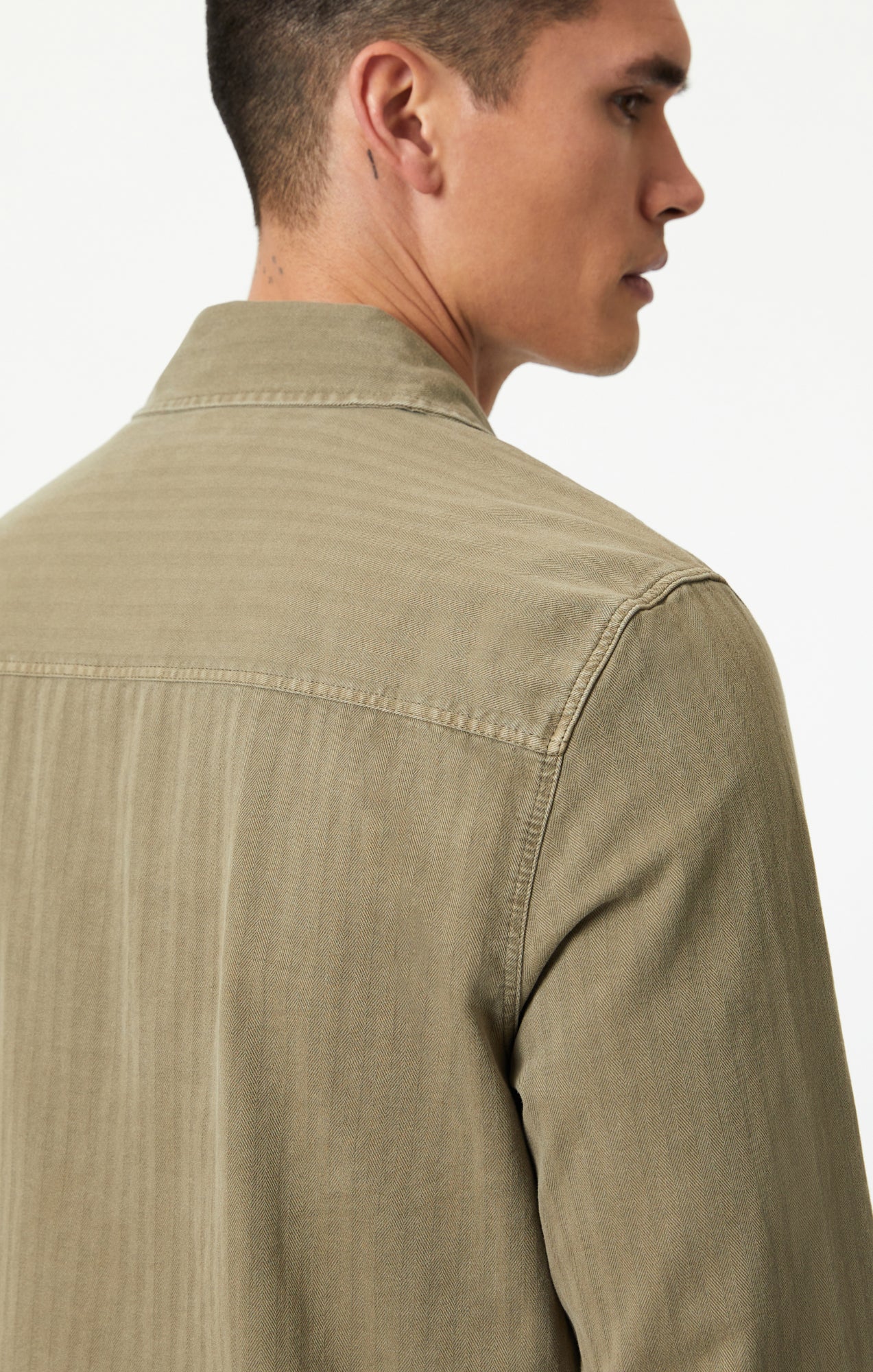 DOUBLE POCKET OVERSHIRT IN MERMAID - Mavi Jeans