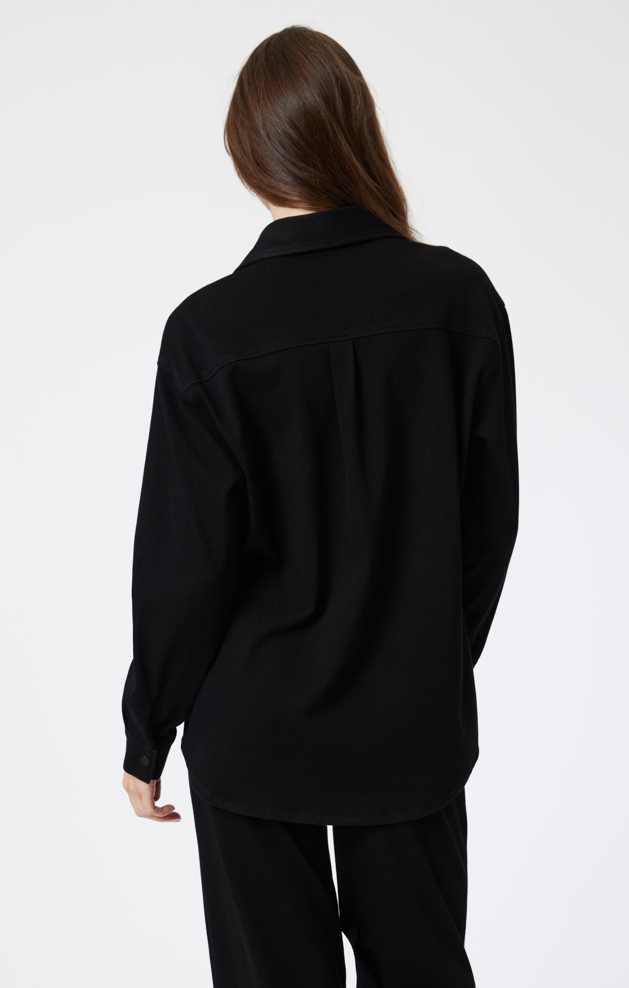 PATRICIA DENIM SHIRT IN SMOKE MOVE - Mavi Jeans