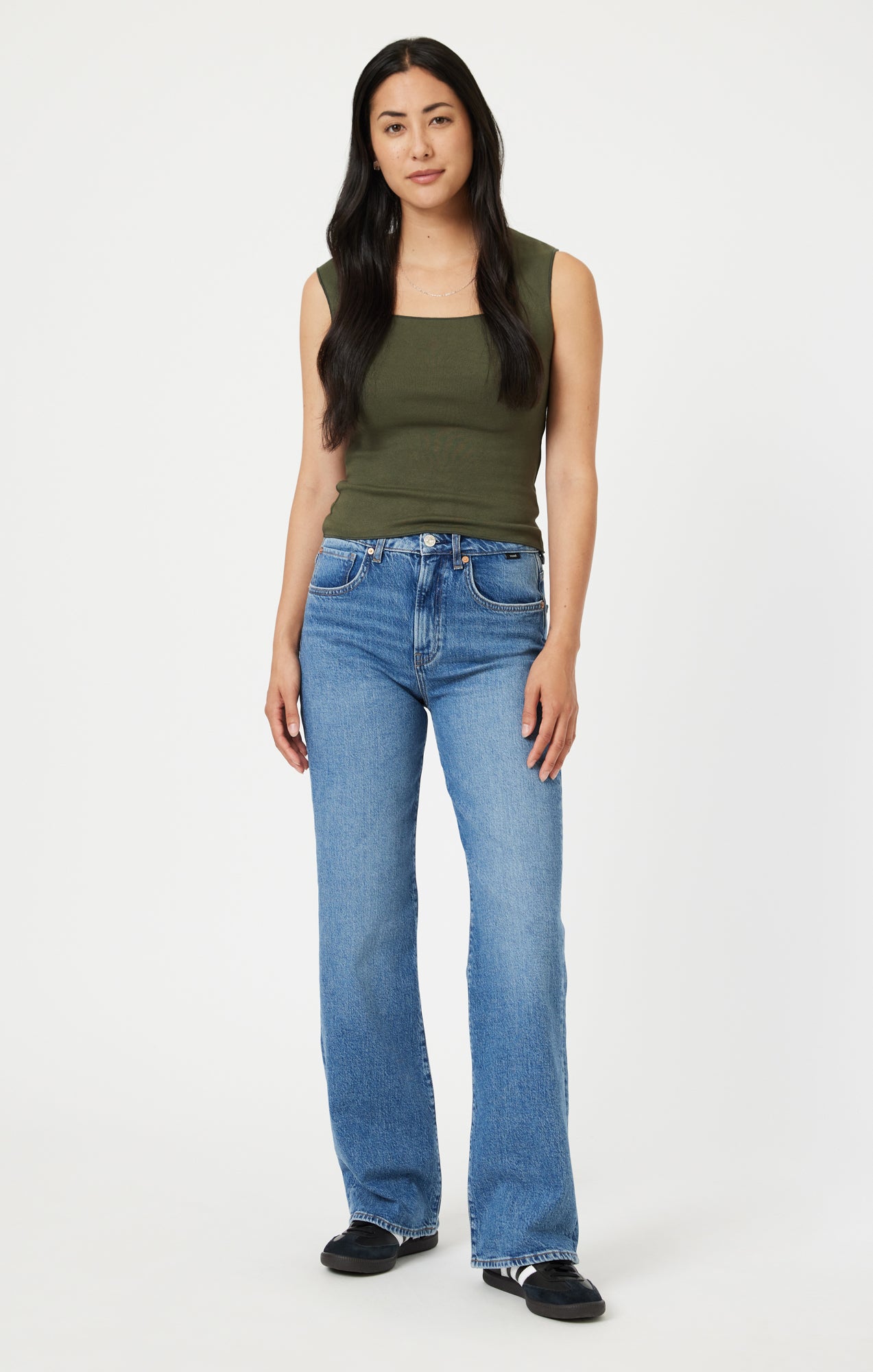 High Rise Jeans - High Rise Pants & Super High Waisted Jeans